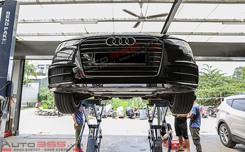 Audi A6 độ pô On - Off 2 chế độ